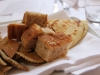 La piadina romagnola - ein stück gutes Fladen Brot