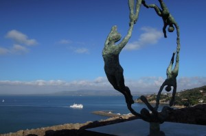 Die Aussicht von der „rocca“ von Porto S.Stefano