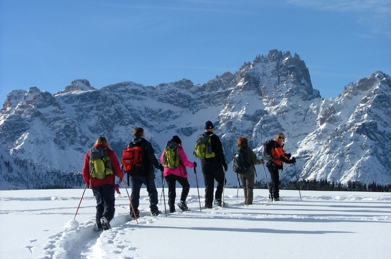 Südtirol: Schnee und Mond