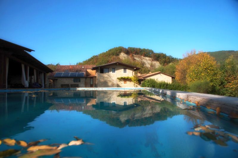 Romagna: Borgo Basino und Galeata im Tal des Flusses Bidente