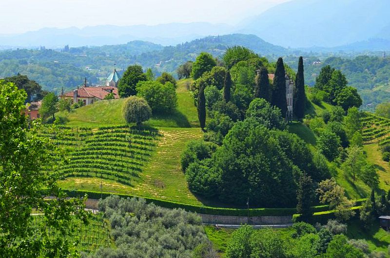 Asolo, Horizonte im Lande des Prosecco