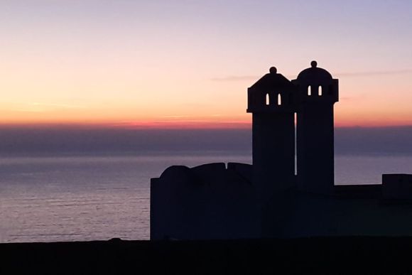 Ischia: Ein Sonnenuntergang im Winter