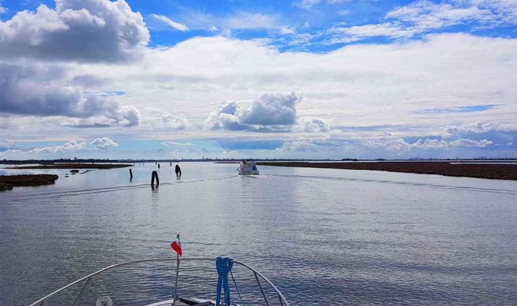 Entlang des Flusses Sile mit Kurs auf die Lagune von Venedig