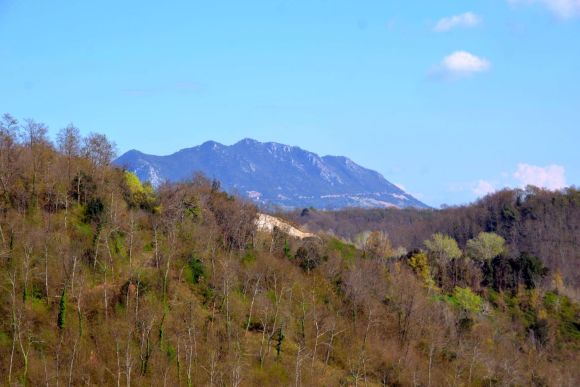 Aussicht auf Monte Soratte, Schloss Paterno, Foto Elvira D'Ippoliti