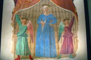 Montercchi, Das Fresko „Madonna del Parto“ von Piero della Francesca