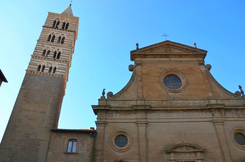 Viterbo und der Viertel San Pellegrino